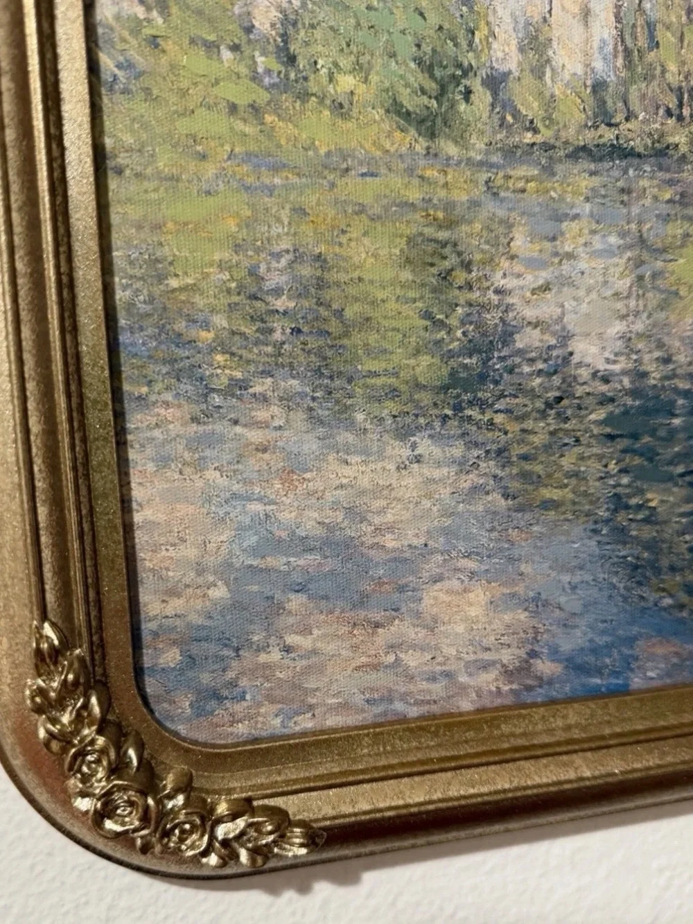 “Poplars On The Epte” by Claude Monet 11x14 inches impressionist art work vintag